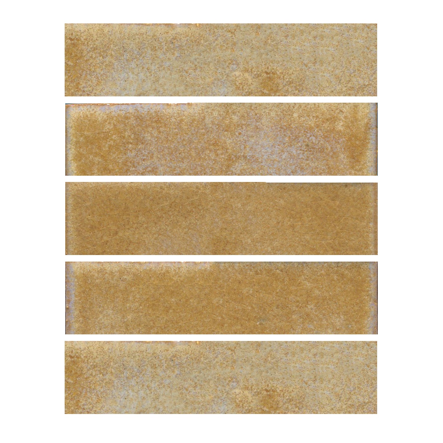 Coffee Cake glaze with iron spots a golden yellow color